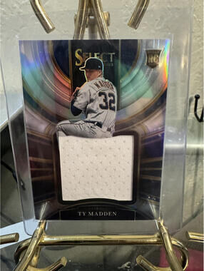2023 Panini Select Baseball Ty Madden Detroit Rookie Patch Card 190/199 #PJS-TM